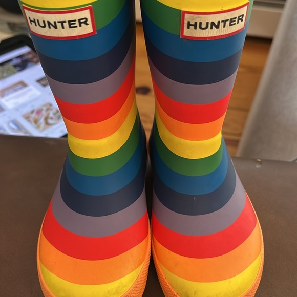 Hunter Red and Orange Rain & Snow Boots - Picture 3 of 4